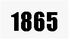 1865 letters